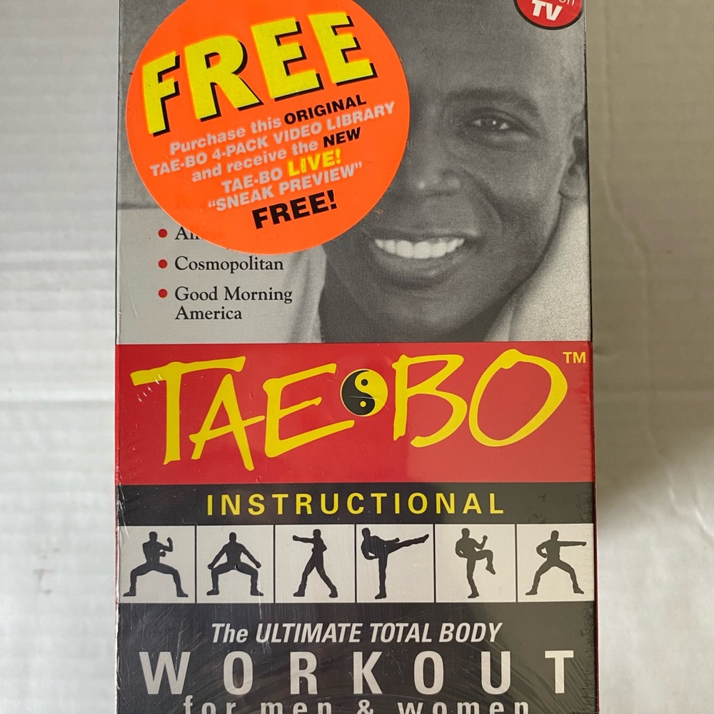Tae Bo VHS Tape Workout Set New/Sealed - Picture 5 of 6
